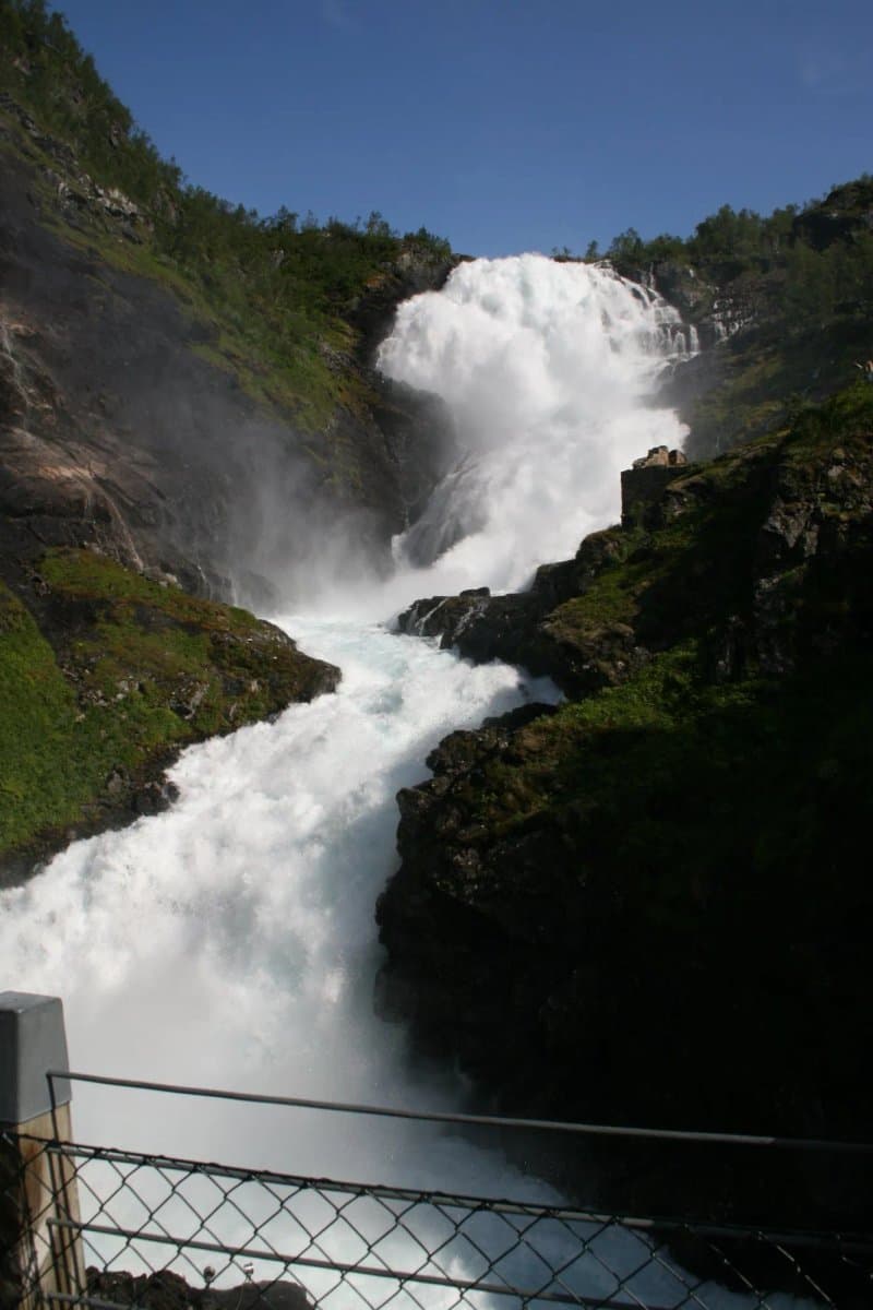 Kjosfossen Waterfall