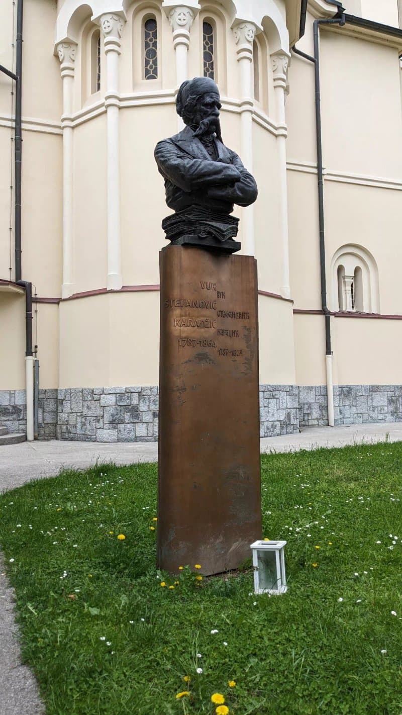 Monument to Vuk Stefanovic Karadzic
