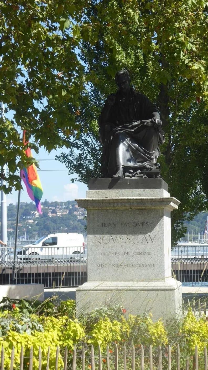Statue de Jean-Jacques Rousseau