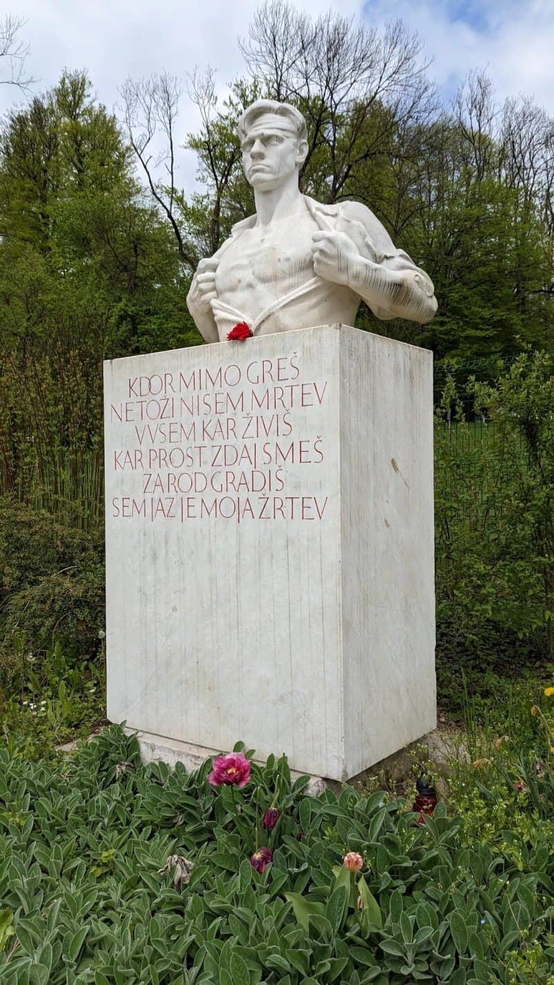 Monument For The Hostages In Rozna Dolina