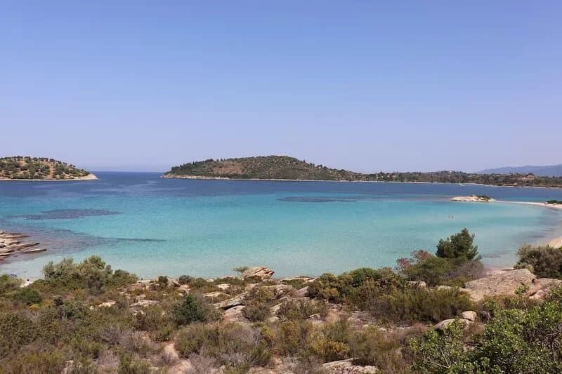 Komfortable holiday apartment with unique view, directly at the sea, Wifi, Ormos