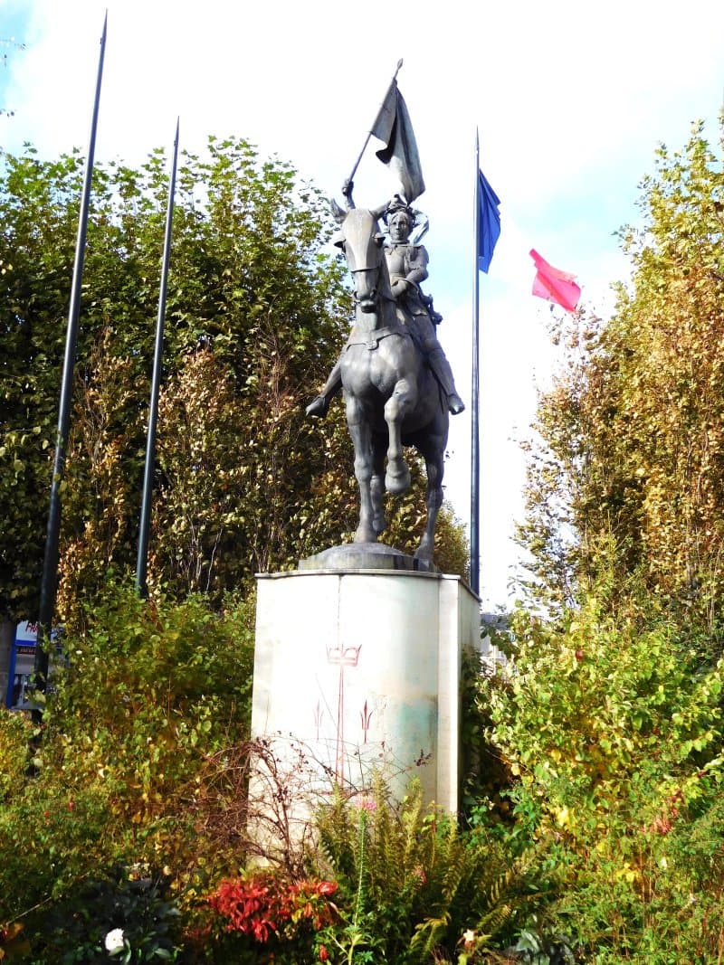 Statue equestre Jeanne d'Arc
