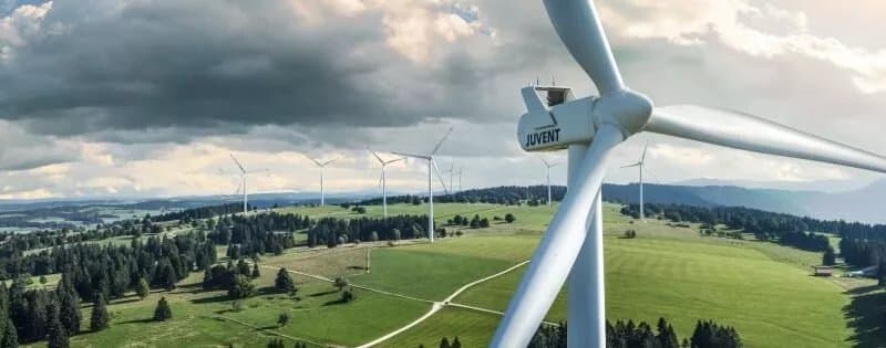 Windkraftwerk Juvent