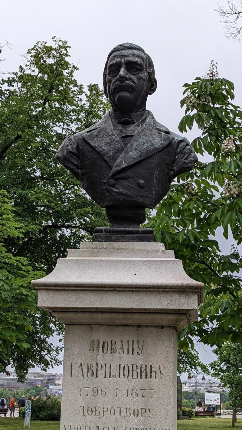 Jovan Gavrilovic Memorial Bust