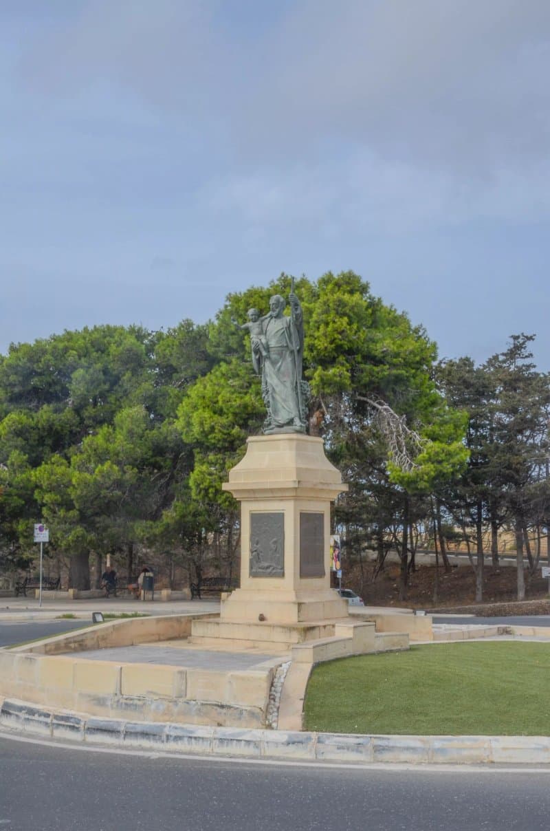 Statue Of St Paul In Rabat