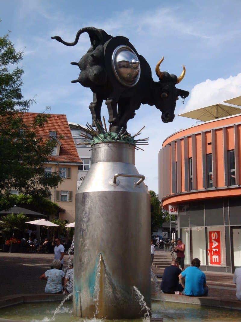 Skulptur "Kuh-riosum"