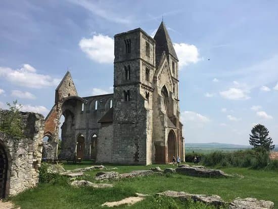 Zsambek Premontre monastery church ruin