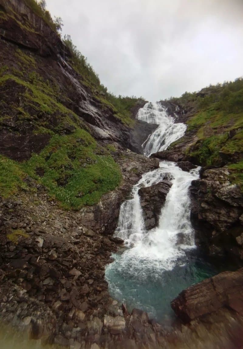 Kjelfossen Waterfall