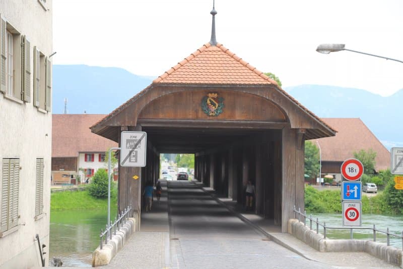 Holzbrucke Buren An Der Aare