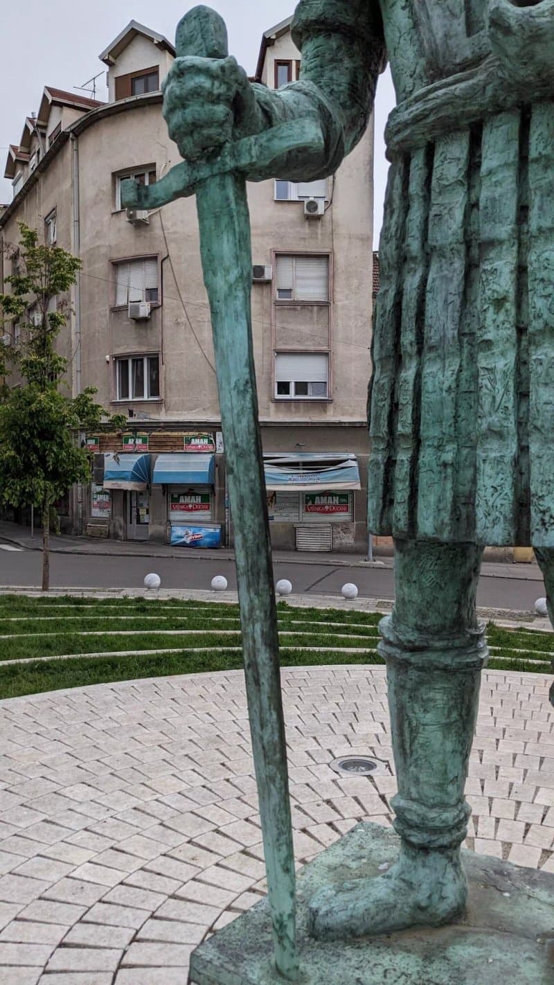 Monument to the despot Stefan Lazarevic