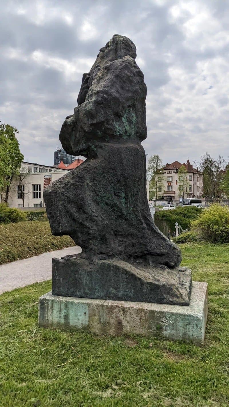 Rihard Jakopic statue
