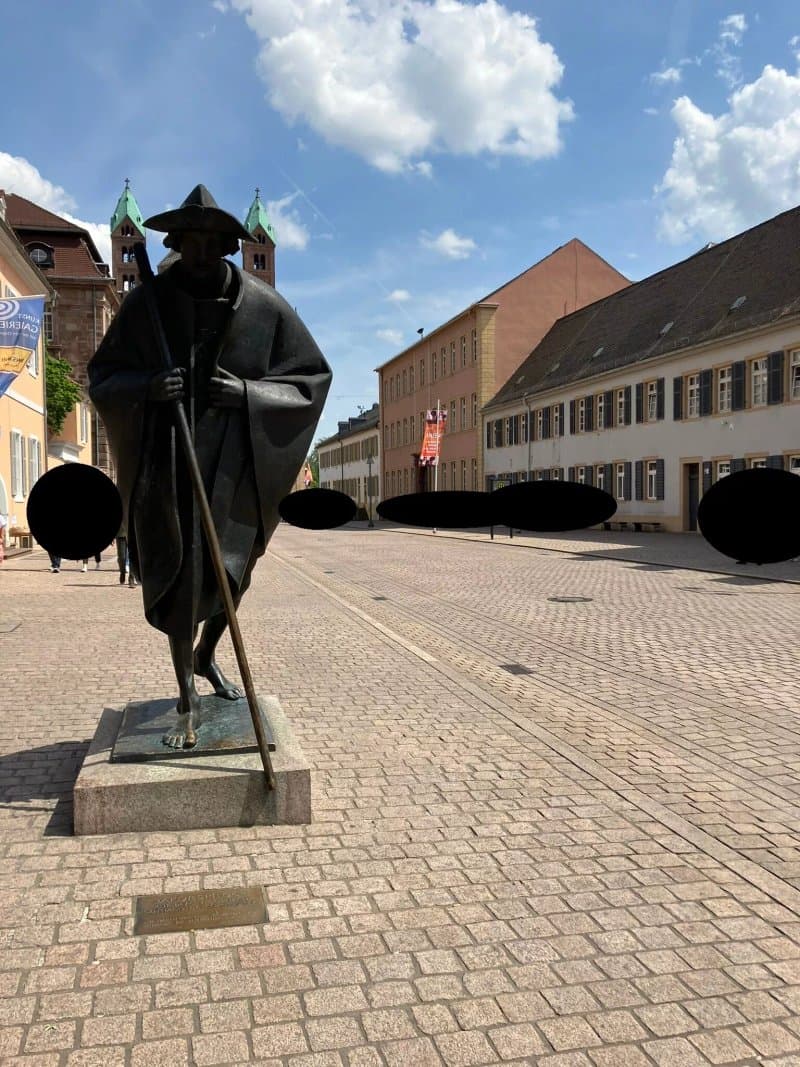 Jakobspilgerstatue In Speyer
