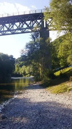 Bathing in Idrijca river