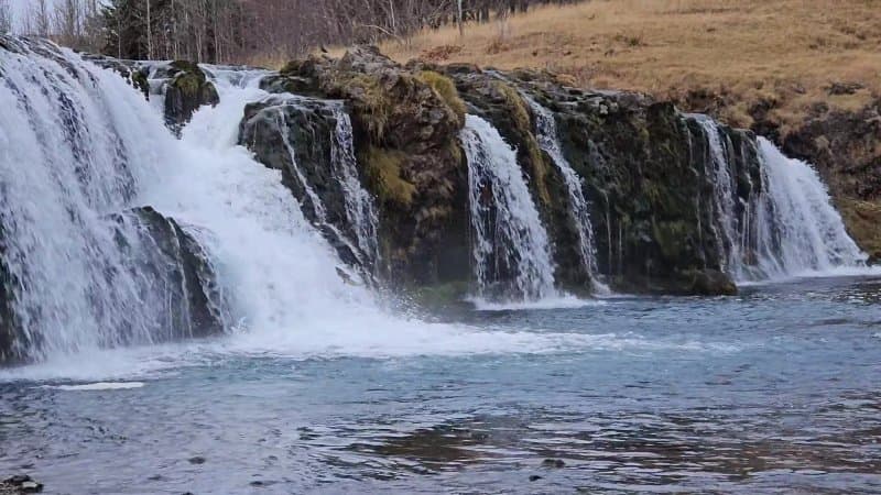 Reykajafoss Waterfall Hveragerdi