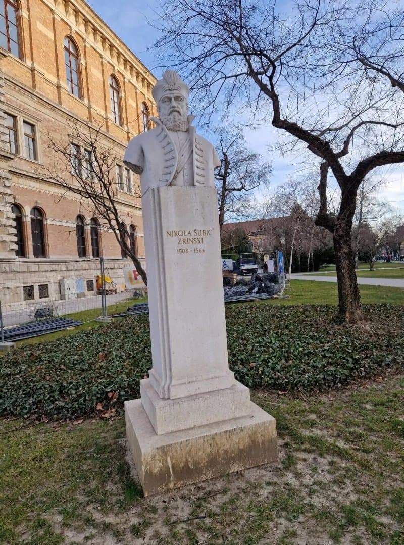 Nikola Subic Zrinsk Statue