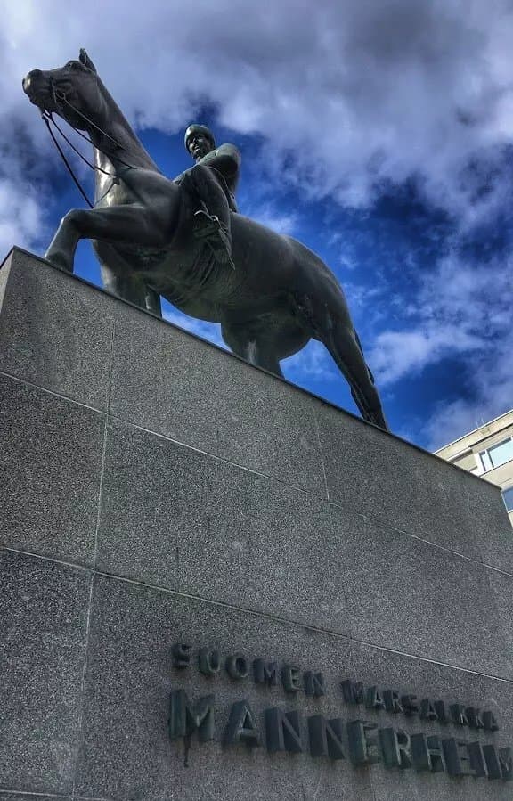 Equestrian Statue Of Mannerheim
