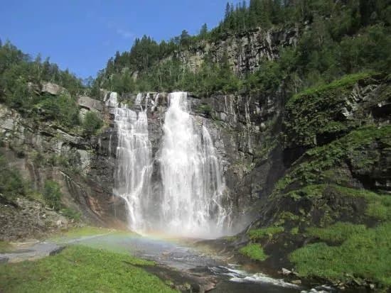 Skjervsfossen Waterfall