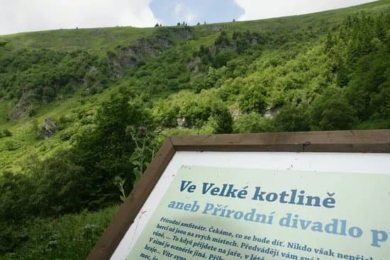 The nature trail of Velka kotlina