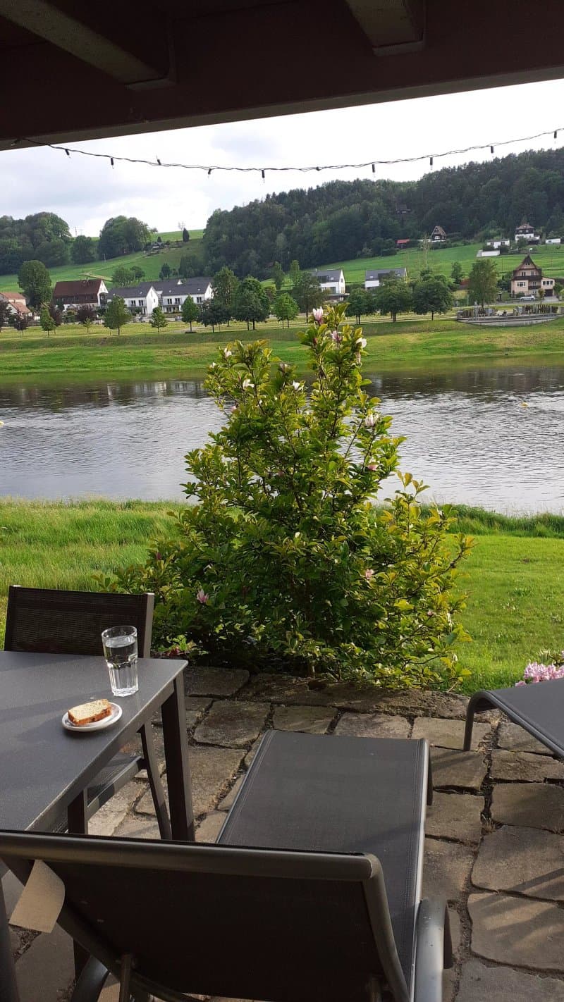Apartment 1 - Half-timbered house directly on the Elbe with a view of the Elbe