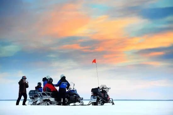Sea Ice Snow-mobiling