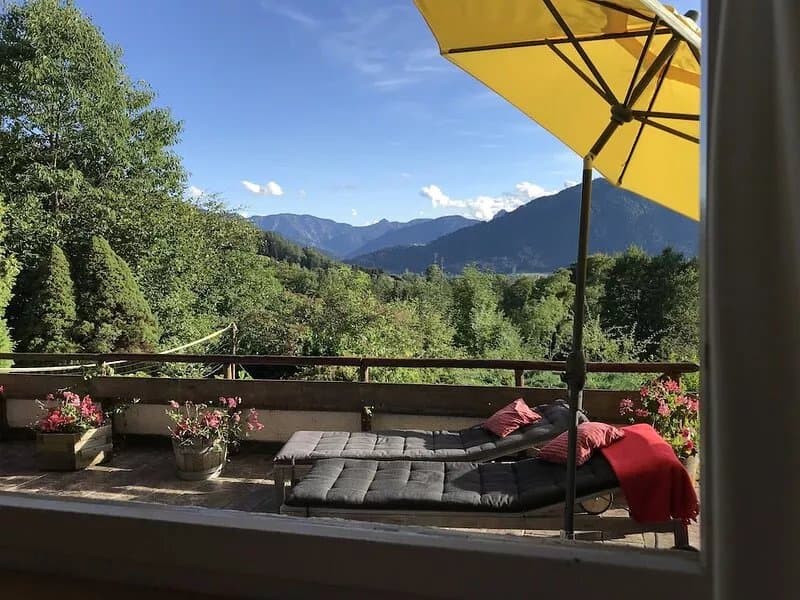All of your own: Tegernsee country house on 2800m2 land with mountain/lake view
