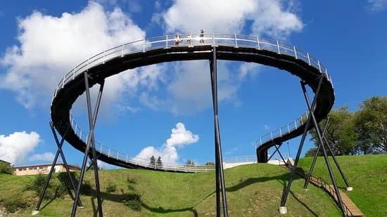 The observation deck on the lake Zarasas