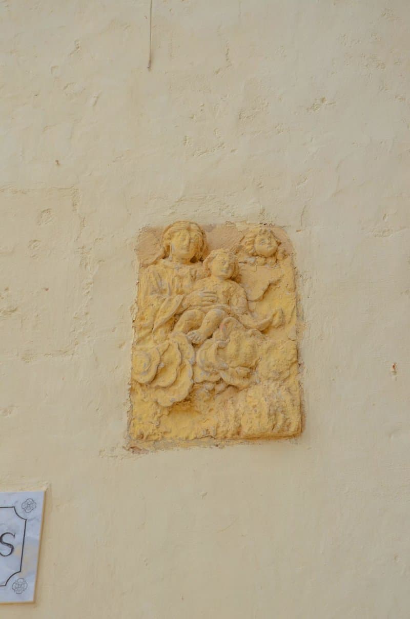 Relief Of Madonna And Child