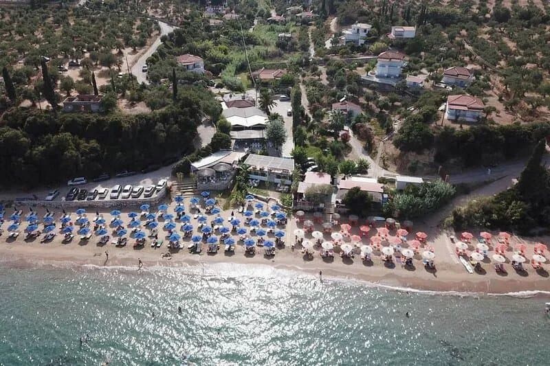 Directly at the beach, in calm, rural environment - holiday apartment Messenia,