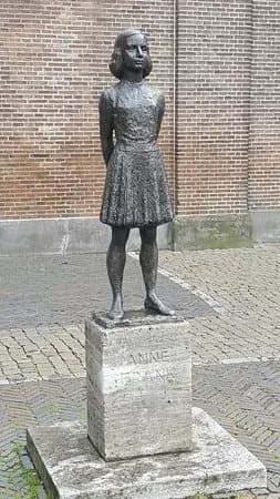 Statue Of Anne Frank