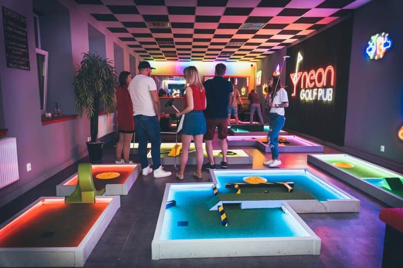 Neon Golf Pub