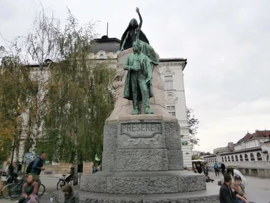 France Preseren statue