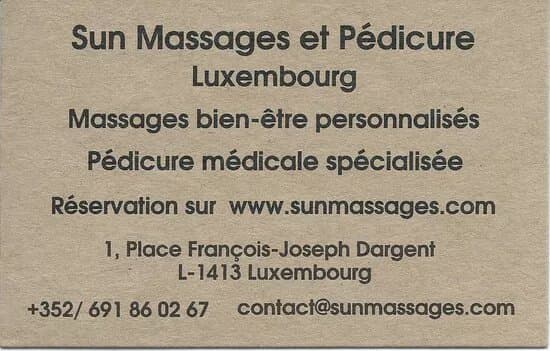Sun Massages Luxembourg