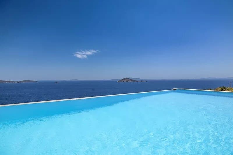 Slow Luxury Patmos Hideaway with panorama and pool Villa Tatyana