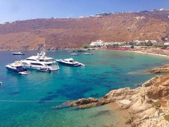 Psarou beach