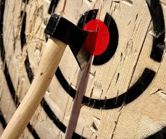Axe Throwing At Playback