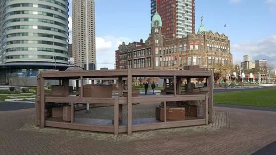 Sculpture "Lost Luggage Depot"
