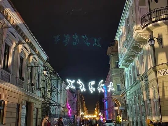 Pedestrian Area Of Timisoara