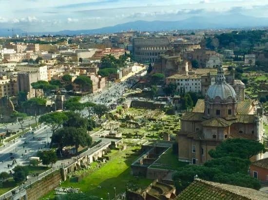 Roma dal Cielo Terrazza delle Quadrighe