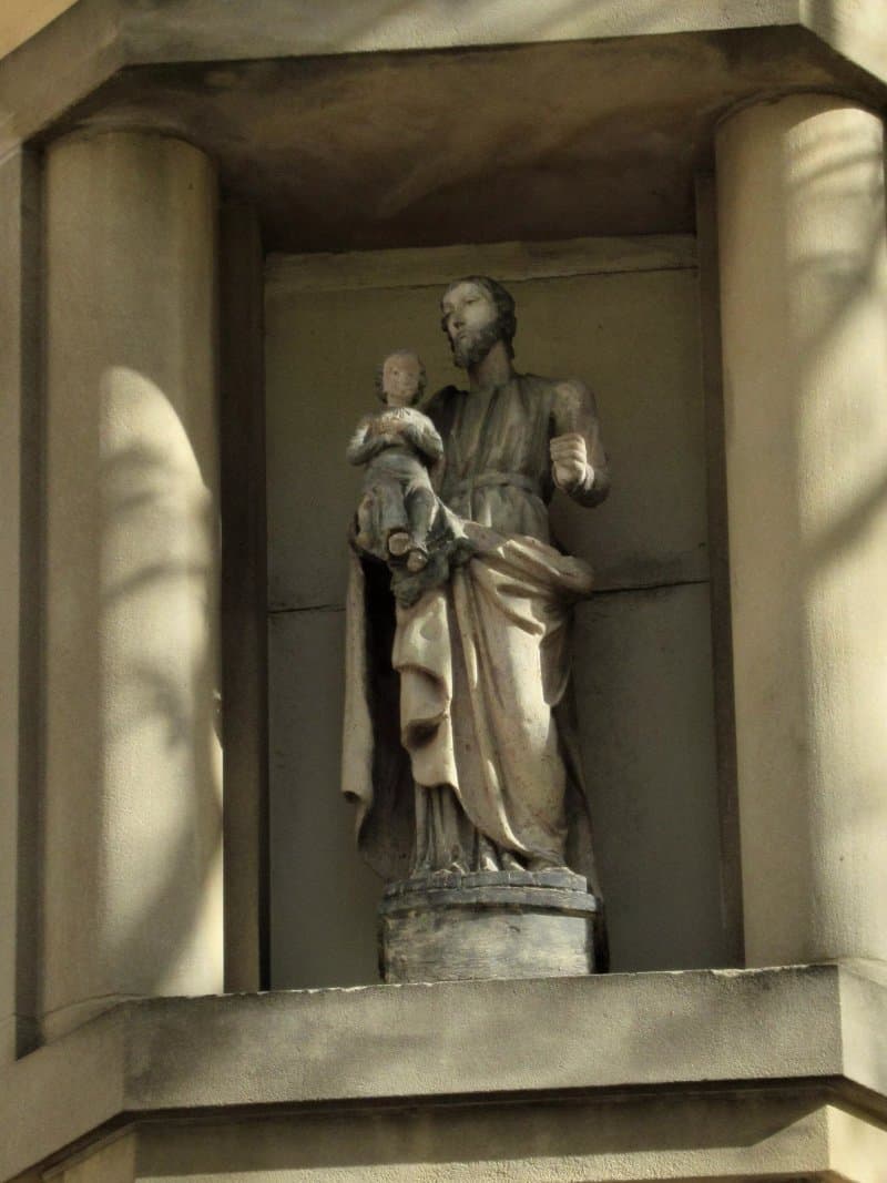 Statue Saint Joseph Et L'Enfant Jesus