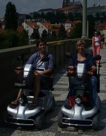 Prague by Mobility Scooters and on Foot
