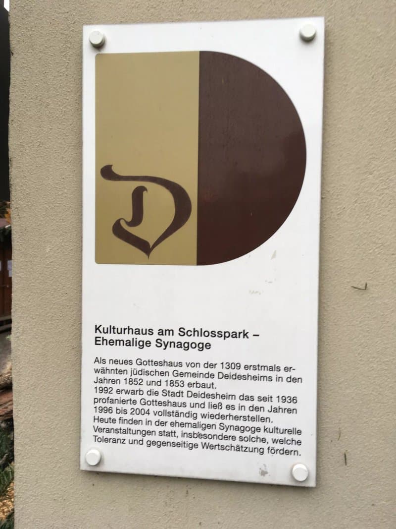 Kulturhaus am Schlosspark - ehem. Synagoge