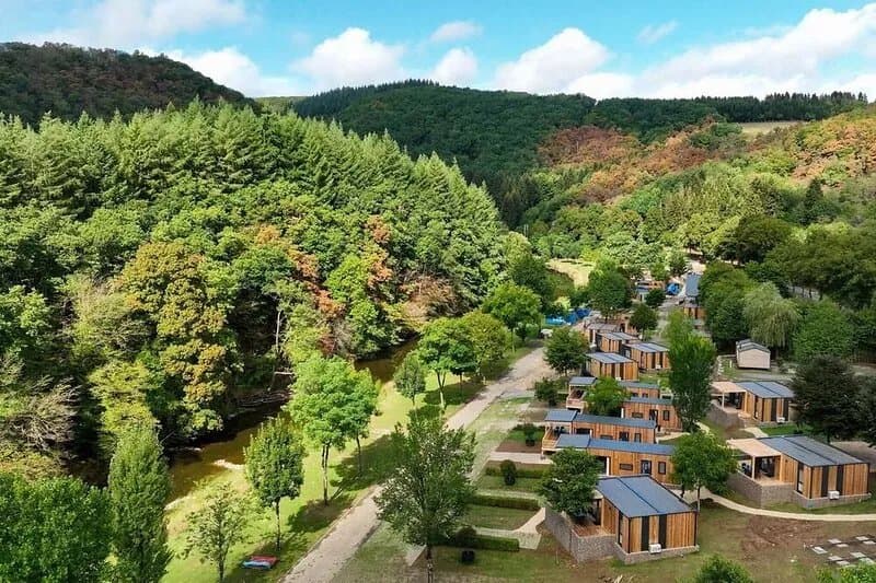 Modern chalet in a holiday park