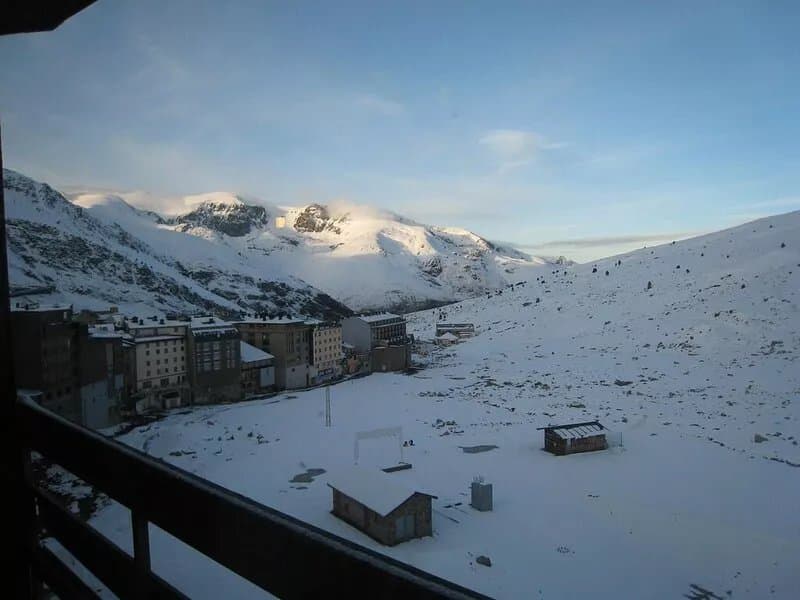 apartment for 5 persons, 42m2, with a balconi with view on the mountain and at