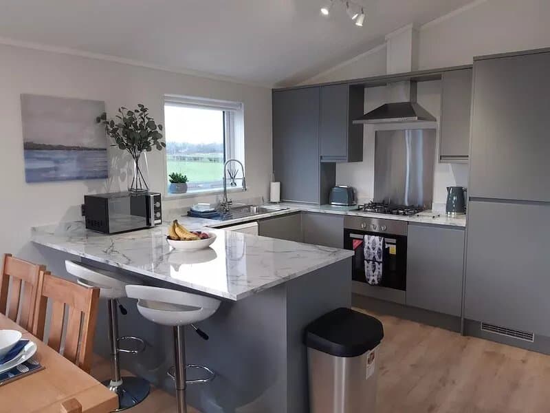 Luxury, 3 bed, pet-friendly lodge set on an exclusive holiday lodge development.