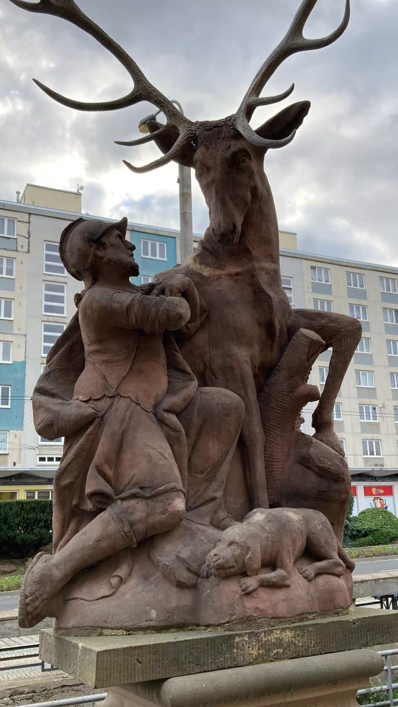 Statue St. Hubert
