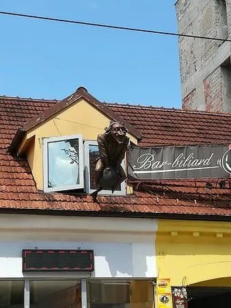 Baron Munchausen Sculpture