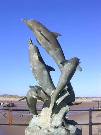 Dolphin Sculpture & Water Feature