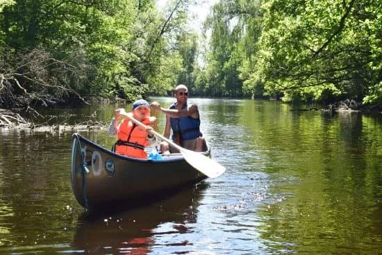 Canoe trail Helge A