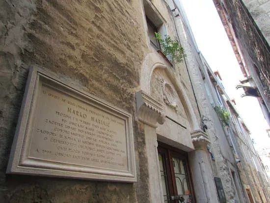 Marko Marulic Sculpture