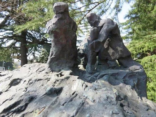 The Monument to the first builders of Nova Gorica